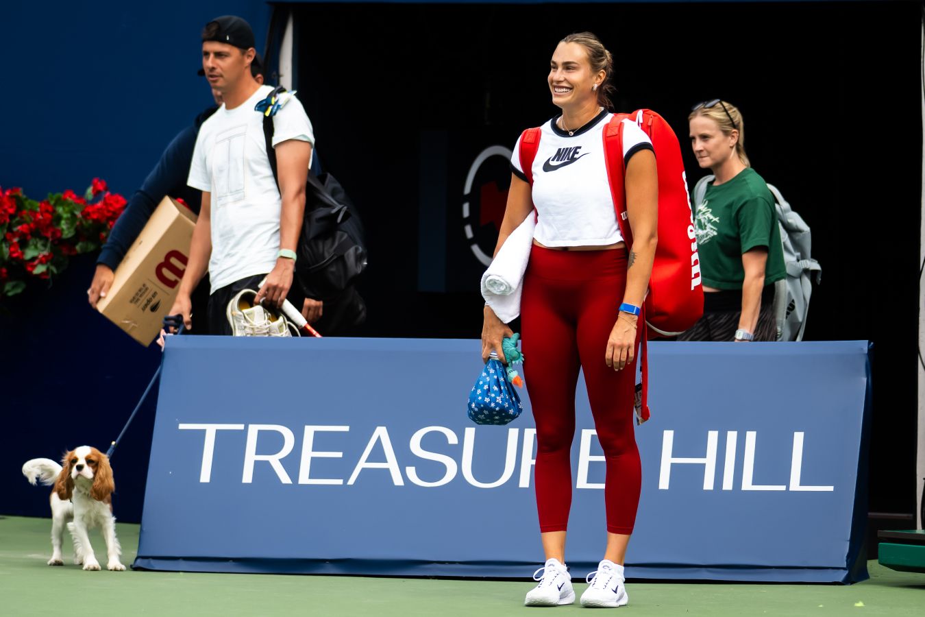 Арина Соболенка провела тренировку перед турниром WTA-1000 в Торонто