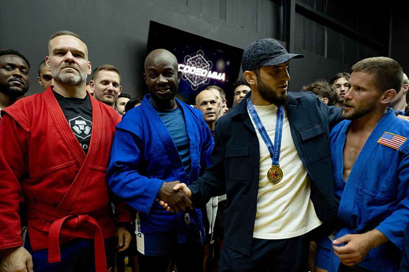 Ислам Махачев получил медаль чемпиона США по самбо в Филадельфии