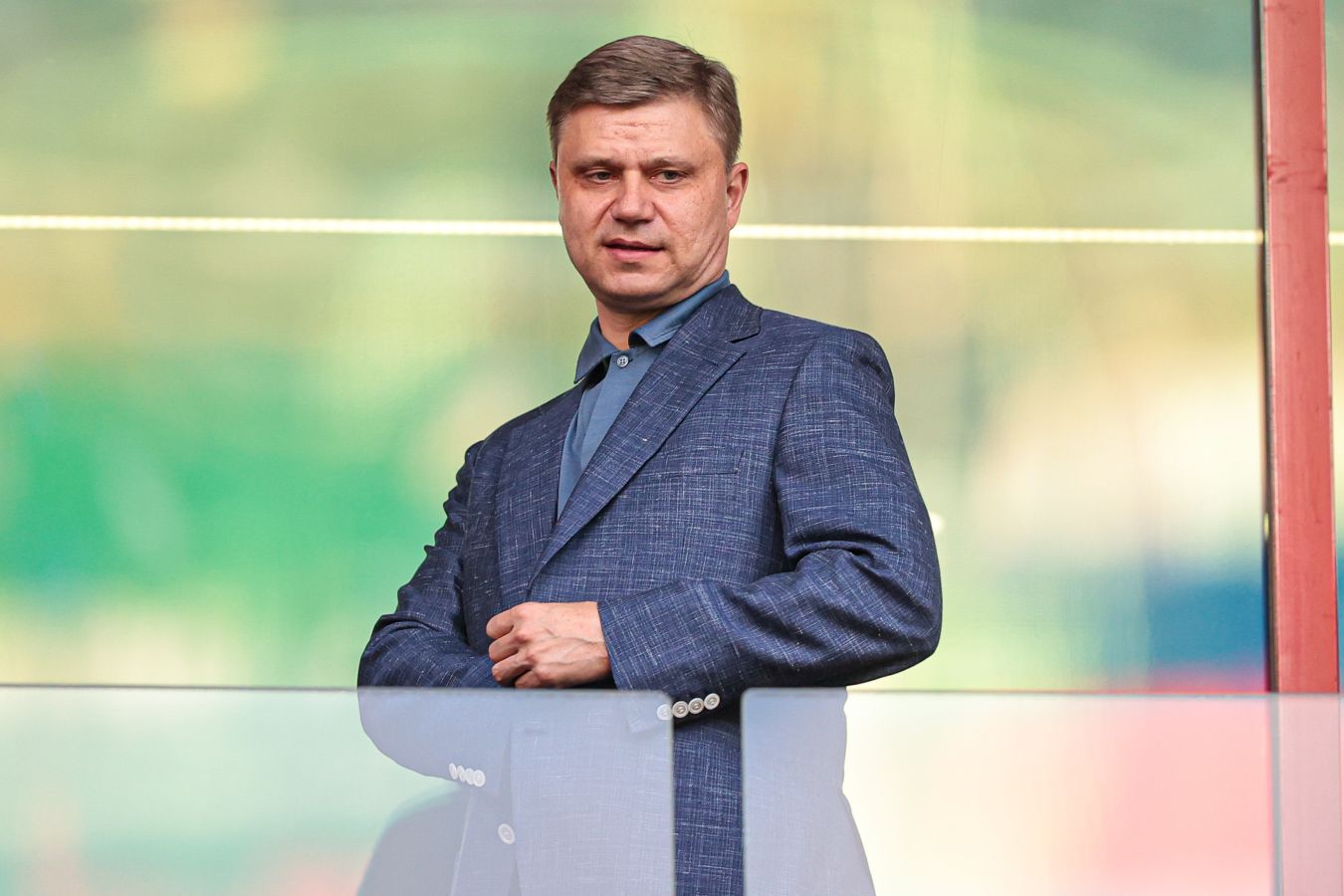 Белозёров посетил базу футбольного клуба «Локомотив»