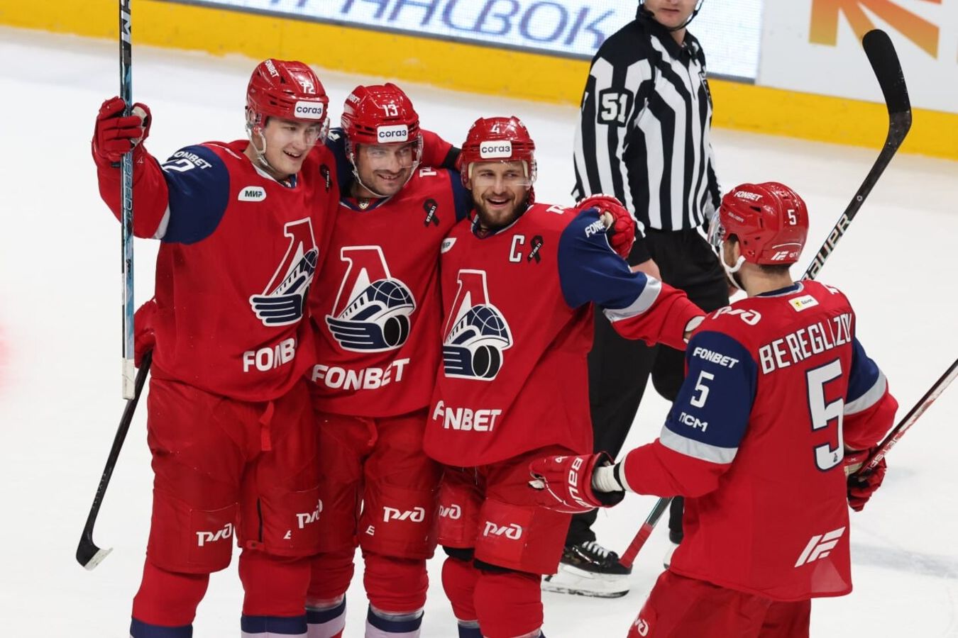 Баннер чемпиона «Локомотива» поднят на арене в Ярославле