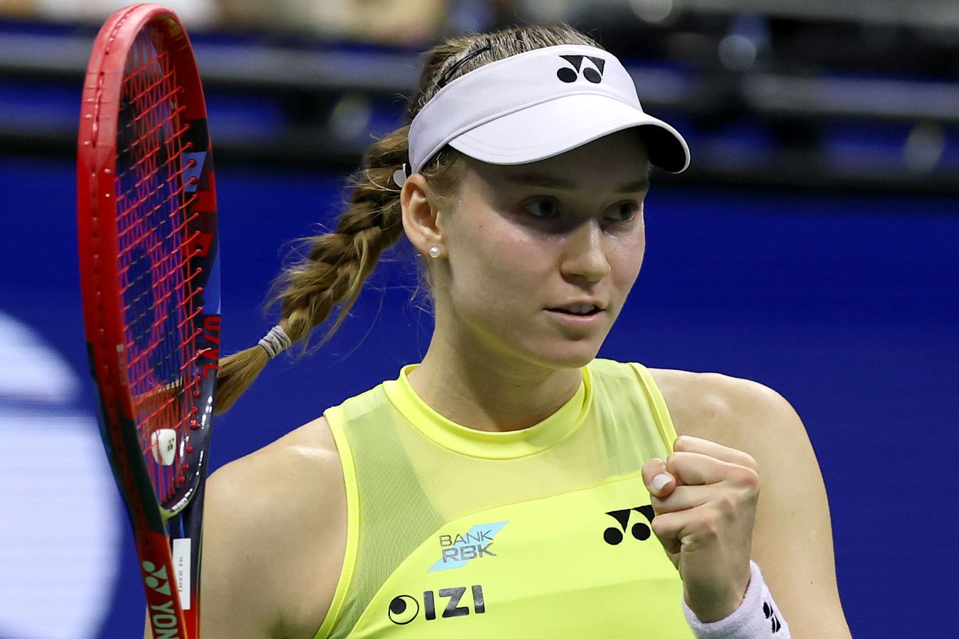 Арина Соболенко выиграла первый сет финала US Open против Елены Рыбакиной