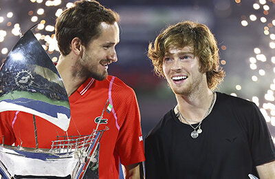 Рублев и Медведев сыграют в российском финале турнира ATP в Ханчжоу